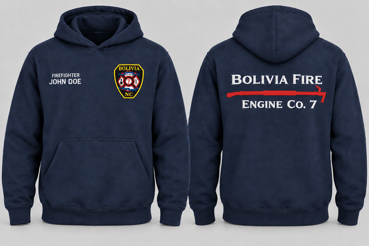 Bolivia Fire Department Hoodie