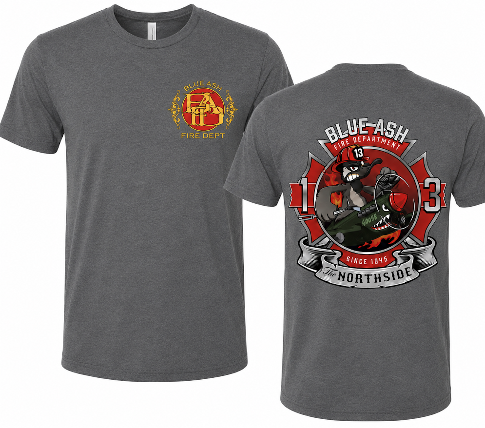 Blue Ash Fire Goose Scramble Logo