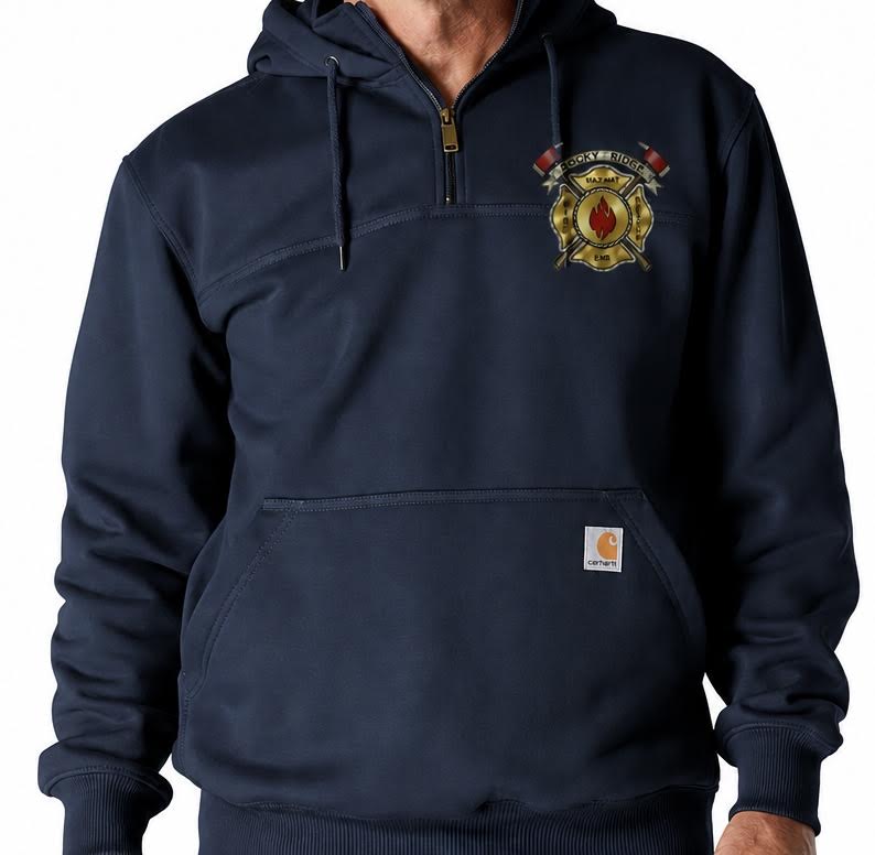 Rocky Ridge Fire District Carhartt Rain Defender (Hooded)