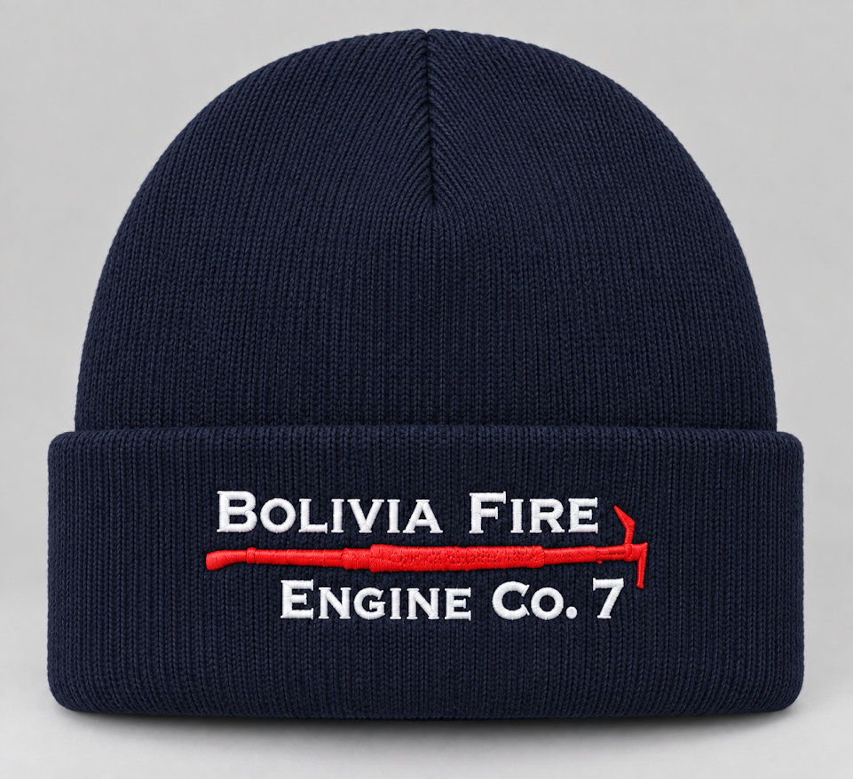 Bolivia Fire Department Beanies