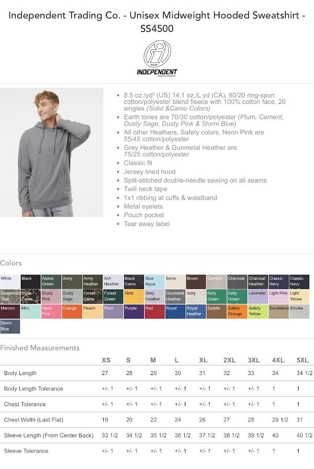 Independent Trading Hoodie (You Design)