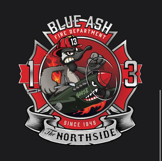 Blue Ash Fire 9 inch mesh champion shorts