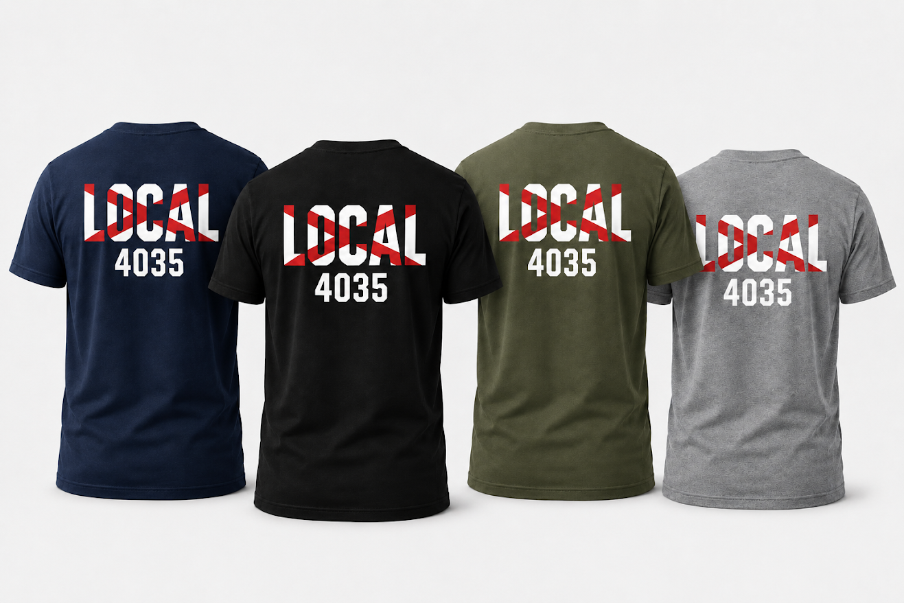 Local 4035 Shirt Alabama Design